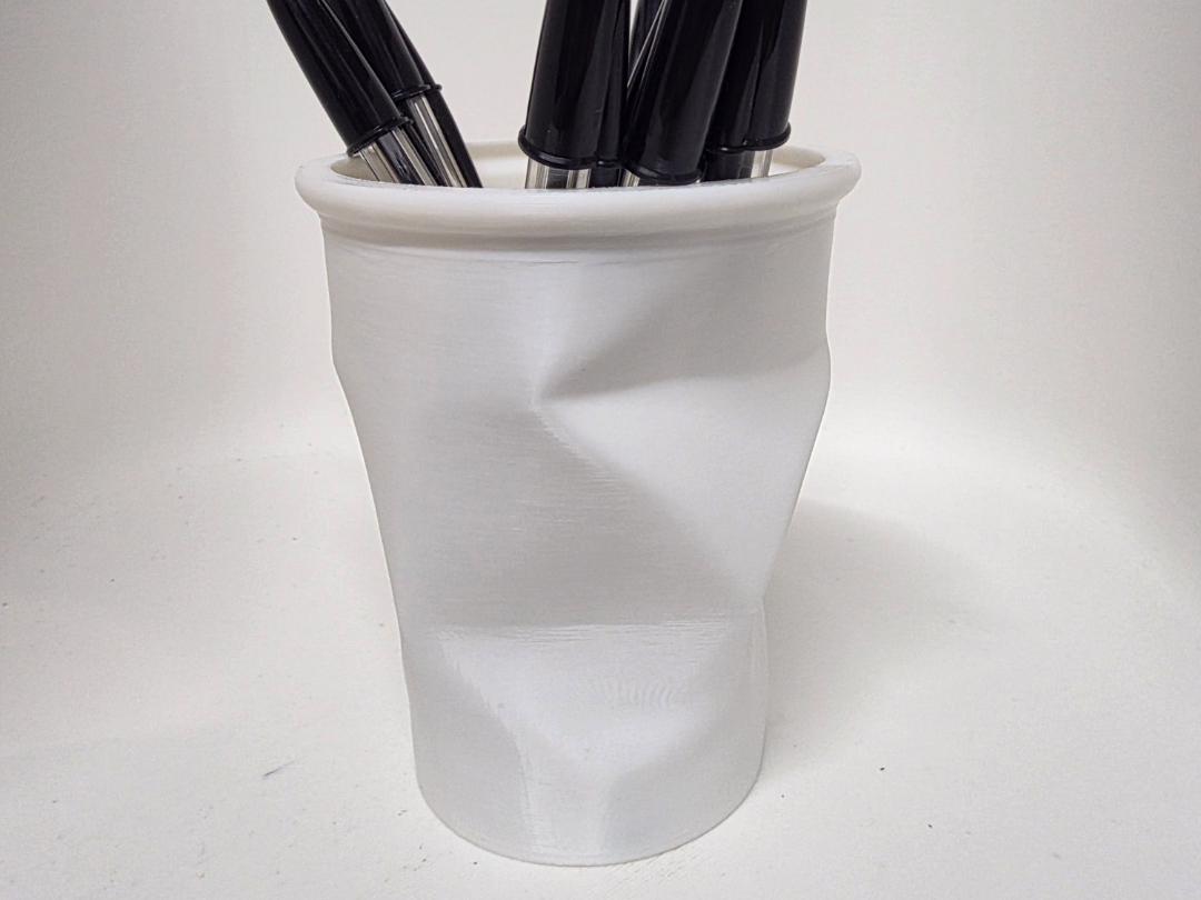 Crinkled Up Cup Multipurpose Pot 