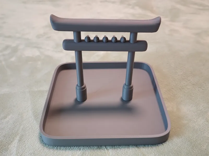原创日式鸟居鹦鹉鸟类站架托盘  一盘出
