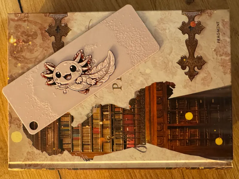 Axolotl booksmark