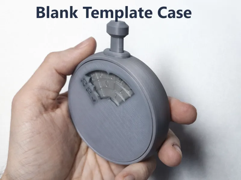 Clockwork Spinner – Base Case (Blank / Template)