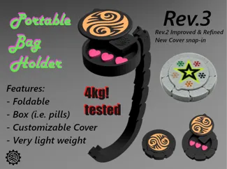 Portable Bag Holder for table (Revision 3) - PiP