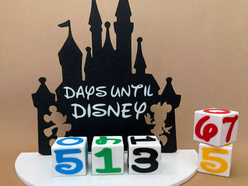 Days until Disney countdown