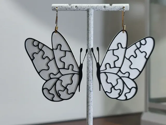 Aretes Metamorfosis Encajada