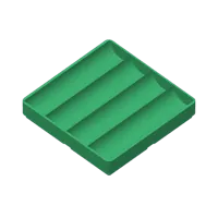 Bac Gridfinity bas profil pour mini bâtons de colle — photo 4
