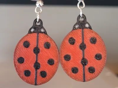 Ladybug Earrings