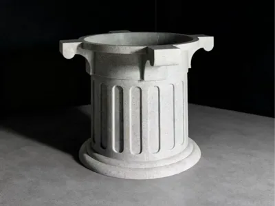 Minimalist Pen Holder Roman Column European Style