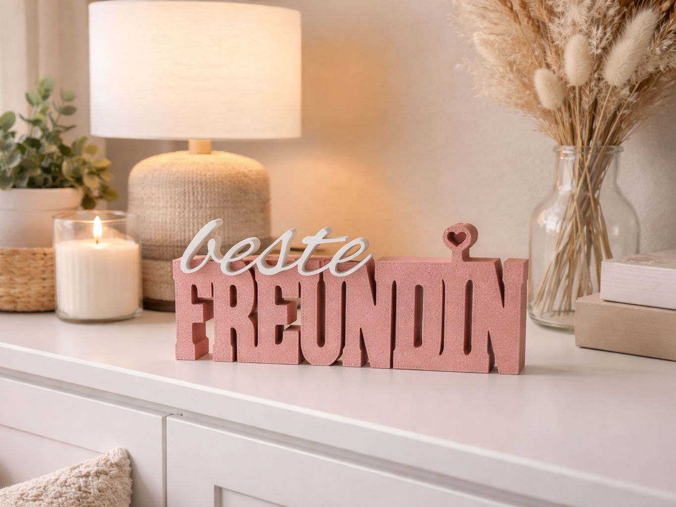 Beste Freundin - Dekoratives 3D-Druck-Design