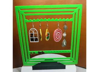 Geometry stand for earrings