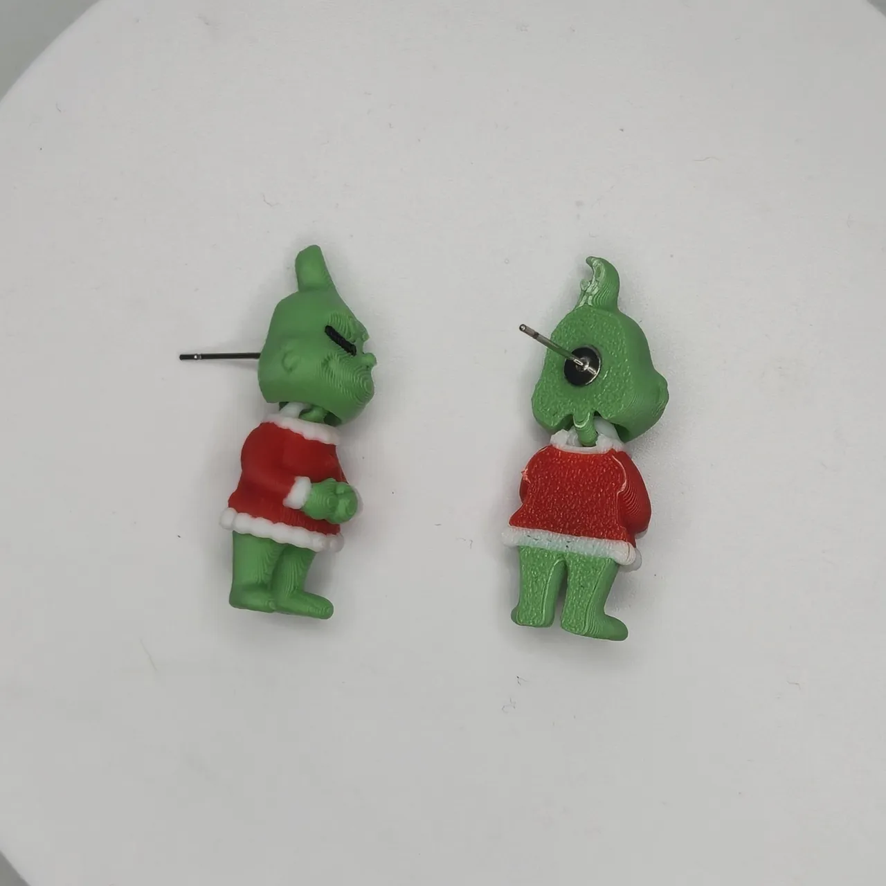 Grinch Articulated Hanger Earrings view 3