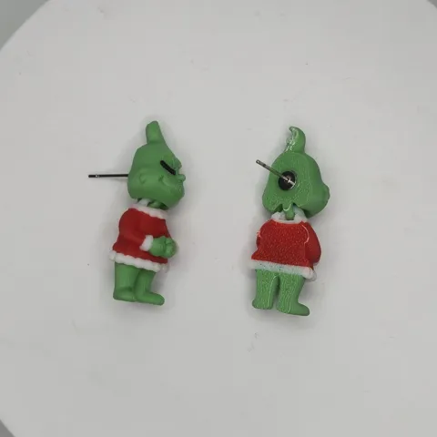 Grinch Articulated Hanger Earrings view 3