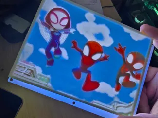 Spidey and friends lithophane night light