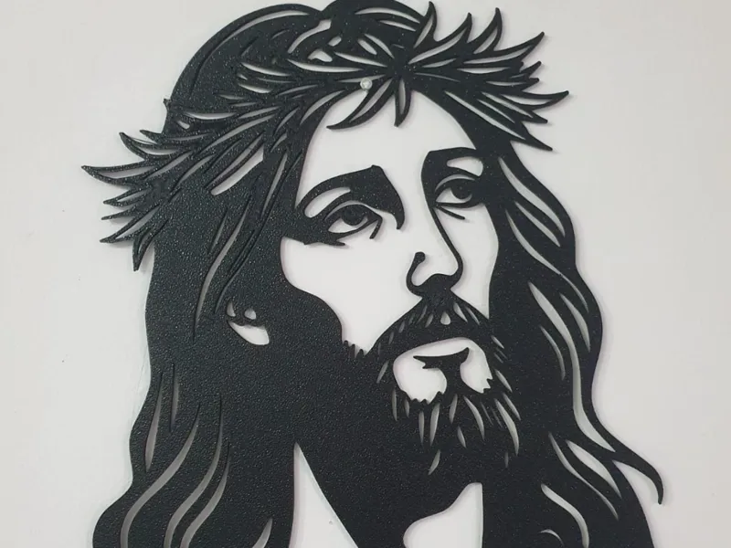 Jesus with thorn crown | wall decoration