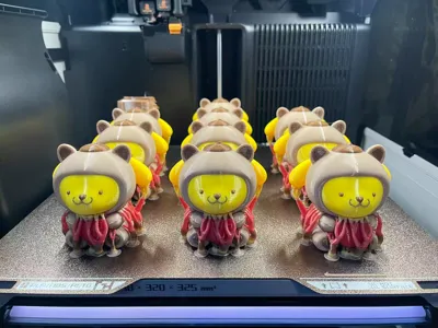 H2C&H2D a must-print multi-color model! Sanrio Gummy Bear Series Pompompurin~ Requires an 8-color AMS for printing