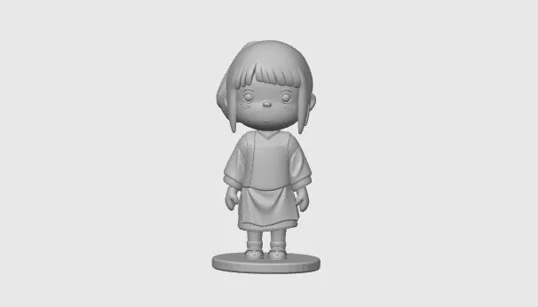 3Dプリント 千と千尋の神隠し - 荻野千尋 - 千 - 宮崎駿アニメ