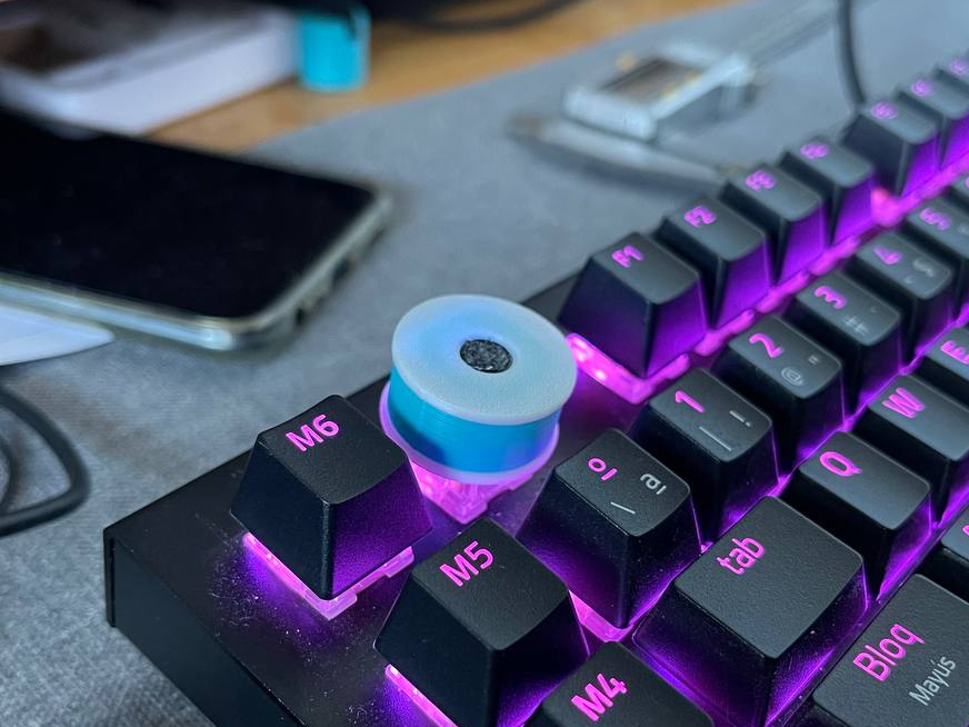 3D Filament Spool Keycap for Mechanical Keyboard