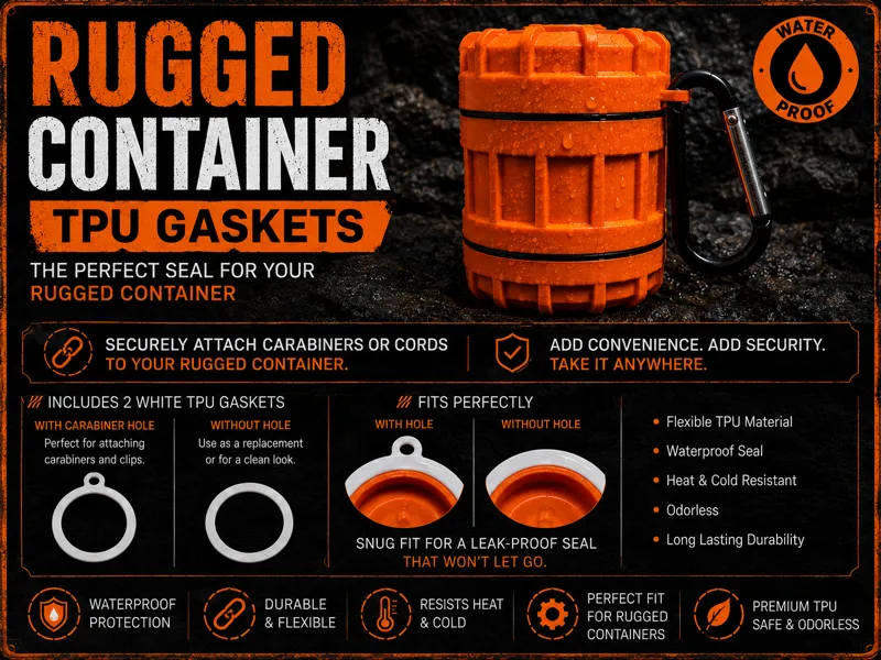 Rugged Container TPU Carabiner Gasket