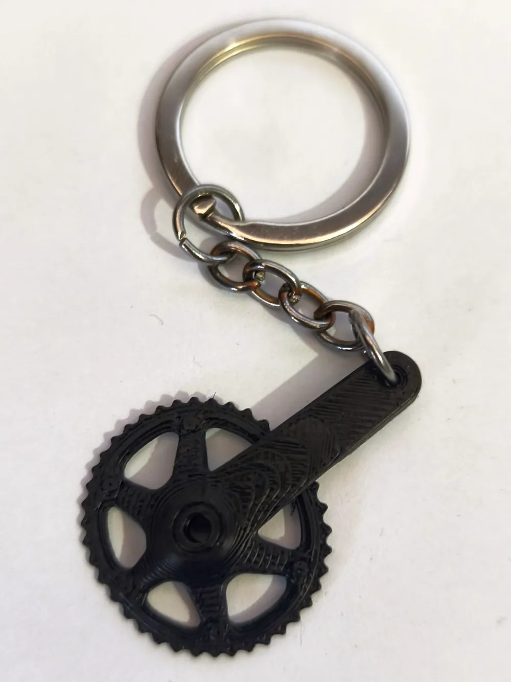 Crank and chainring keychain - Free 3D Print Model - MakerWorld