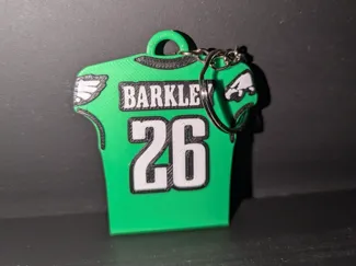 Saquon Barkley Jersey Keychain