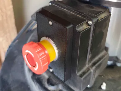 Stop Button Mount for Scheppach Dust Collector