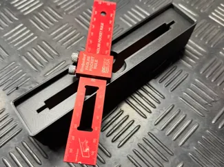 Gridfinity Paolini pocket ruler 6"/150mm Aluminum