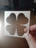 Pochoir trèfle à quatre feuilles — photo 3