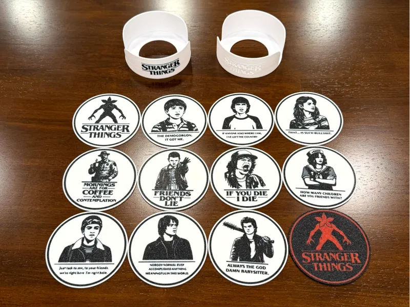 Stranger Things Ultimate Coaster Set - 12 Options