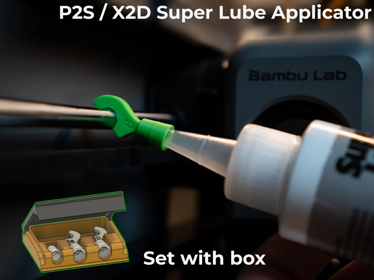 Колпачки Super Lube с коробкой - 3D-принтеры - PLA - изделие 3D-печати