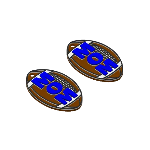 Football Mom Earrings view 3