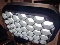 0.24mm layer, 2 walls, 15% infill, Support Interface PETG