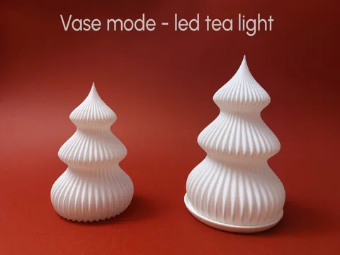Christmas tree - vase mode