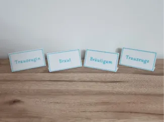 Namensschild individuell konfigurierbar