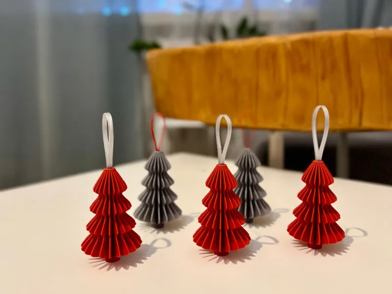 Minimalist Christmas Trees 3D