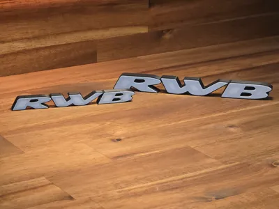 RWB 3D Sign