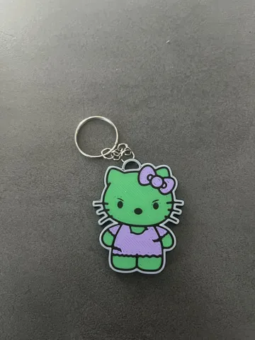Llavero: HELLO KITTY HULK KEYCHAIN — vista de referencia 4