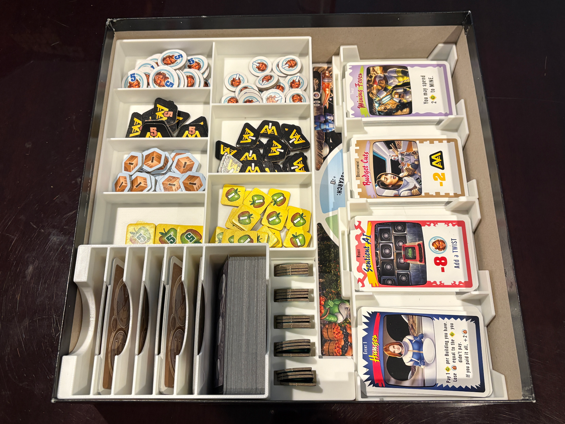 Moon Colony Bloodbath Boardgame Insert