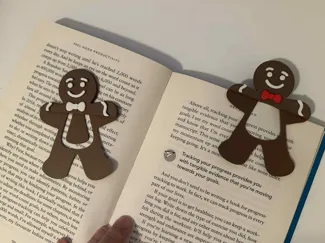 Gingerbread man Bookmark