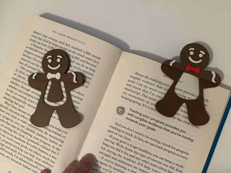 Gingerbread man Bookmark