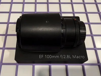 Gridfinity - Bin for Canon EF100mm f/2.8L Macro