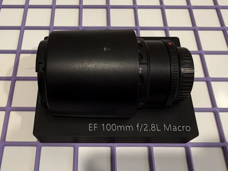 Gridfinity - Bin for Canon EF100mm f/2.8L Macro