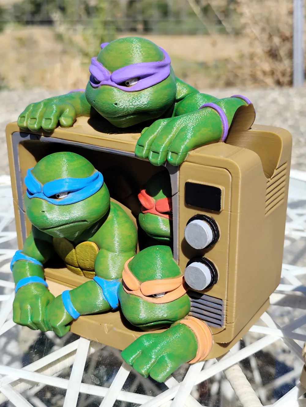 Portapenne Tartarughe Ninja Adolescenti Mutanti alla riscossa – stile  televisivo retrò - Modello di stampa 3D gratuito - MakerWorld, image size:1000x1333