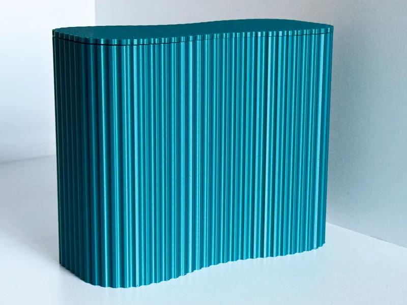 Minimal Ribbed Daily Pads Dispenser & Storage Box