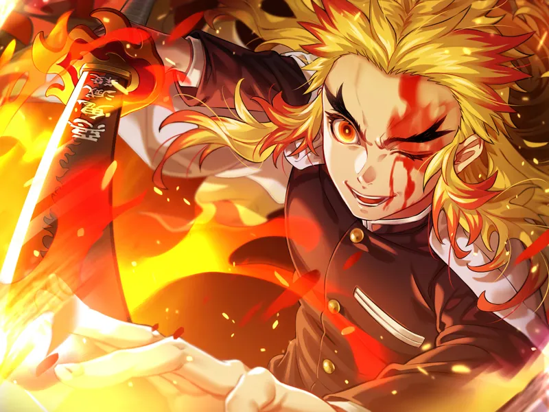 Rengoku Demon Slayer Hueforge