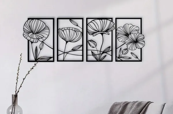 Tableau mural fleurs de printemps