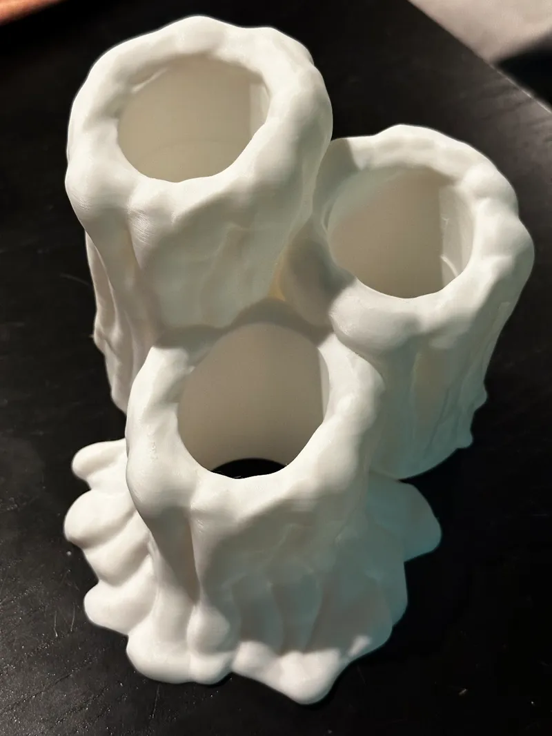 Melting Candles Tea Light Holder Hollow Remix 