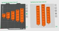 Keychain loop thickness: 2.5mm, position: Center,(Cases 1-8)