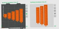 Keychain loop thickness: 2.5mm, position: Bottom,(Cases 1-8)