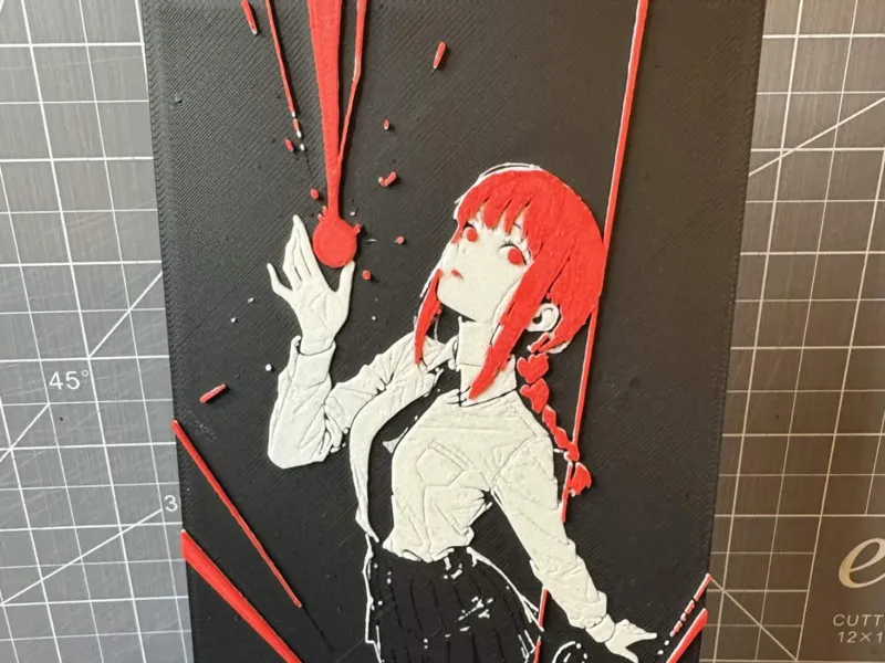 4x8 Hueforge of Makima from Chainsaw Man