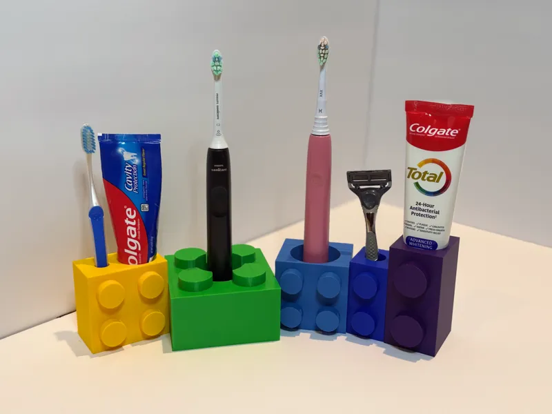 Legos Bathroom Organizers