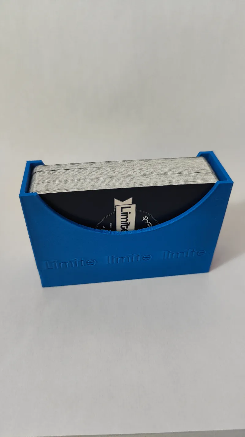 boites a cartes " Limite Limite" bleu