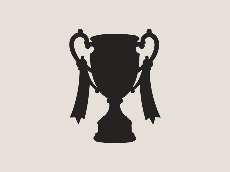 Minimalist Victory Trophy – Sports Room Wall Decor